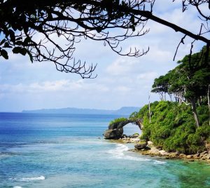 Natural Bridge of Neil Island from Top