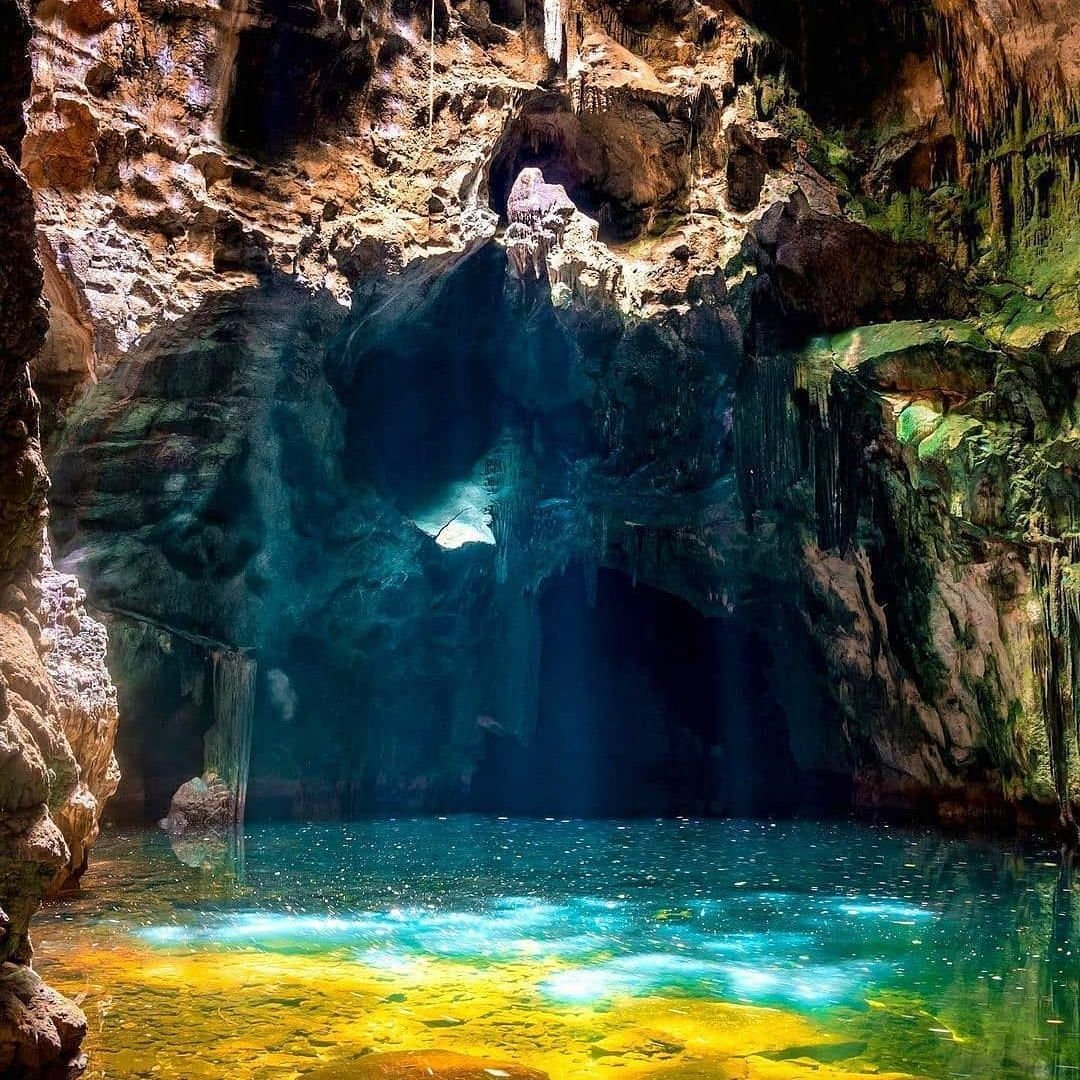 Limestone Cave in Baratang Island of Andaman