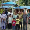 Neil island to Port Blair Ferry : A family standing in Neil island before getting the ferry to Port Blair